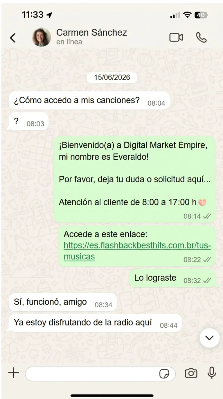 Carmen Sánchez disfrutando la radio: 'Ya estoy disfrutando de la radio aquí'